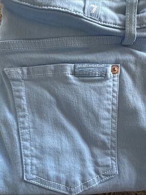 7 for all mankind size 27 light blue